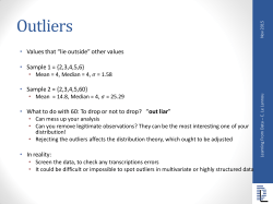 Robust Statistics