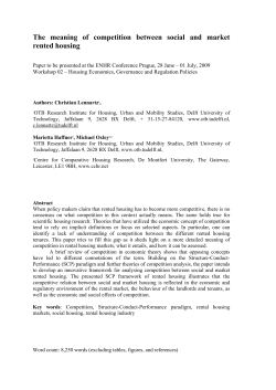 2 The economic meaning of competition and two opposing concepts