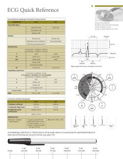 ECG Quick Reference
