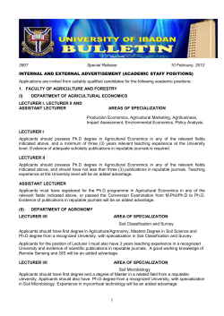 revised version - University of Ibadan