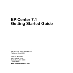 EPICenter 7.1 Getting Started Guide