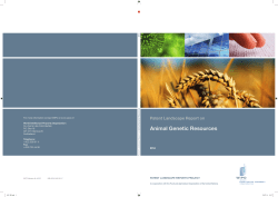 Animal Genetic Resources