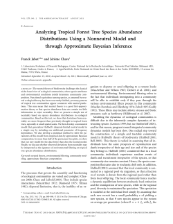 Analyzing Tropical Forest Tree Species Abundance Distributions