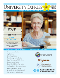 University Express, Spring 2017 Edition