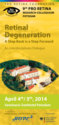 Retinal Degeneration