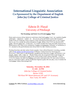 information - John Jay College of Criminal Justice