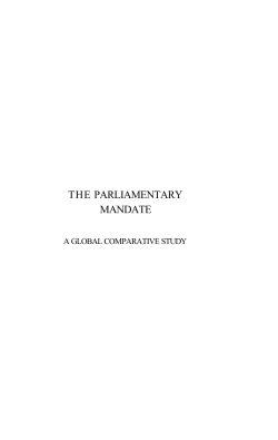 the parliamentary mandate - Inter