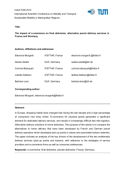 mobil.TUM 2014 International Scientific Conference on Mobility and
