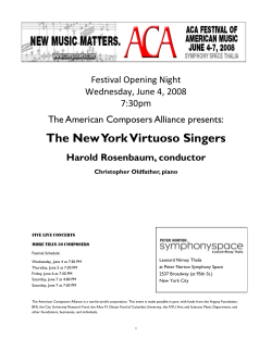 The New York Virtuoso Singers