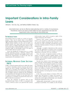 Important Considerations in Intra