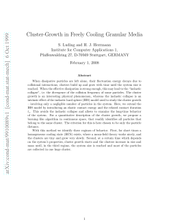 Cluster-Growth in Freely Cooling Granular Media