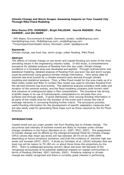 Climate Change and Storm Surges: Assessing Impacts on