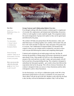 SOCI2120: Society and Technology Assignment