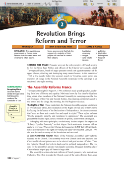 Revolution Brings Reform and Terror