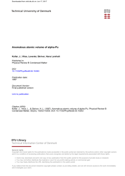 Anomalous atomic volume of alpha-Pu