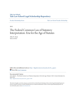 The Federal Common Law of Statutory Interpretation