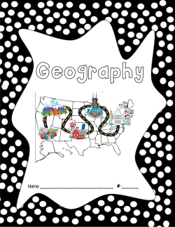Geography Packet