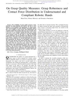 Grasp Robustness and Contact Force Distribution in