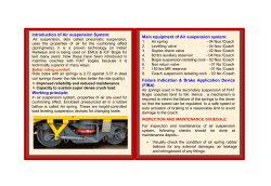 Introduction of Air suspension System - rdso
