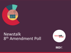 Newstalk Poll -8th Amendment