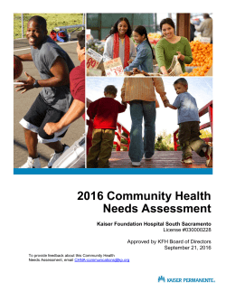 2016 Community Health Needs Assessment