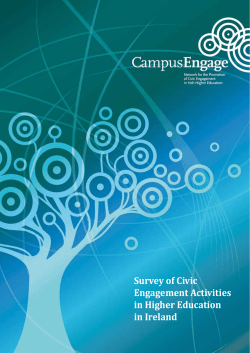 Survey of Civic Engagement Activities in Higher Education in Ireland