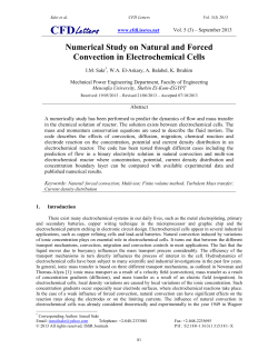 Numerical Study on Natural and Forced Convection in