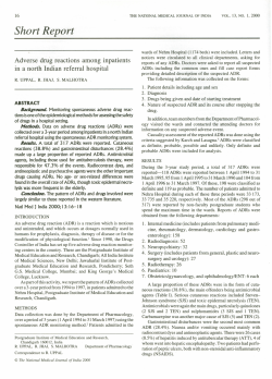 short report - The National Medical Journal of India, On the frontline