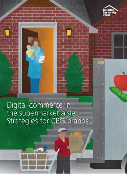 Digital commerce in the supermarket aisle