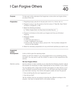 I Can Forgive Others 40