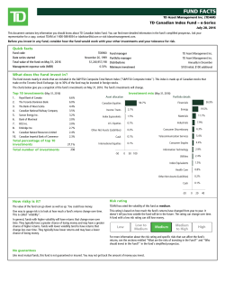 TD Canadian Index Fund