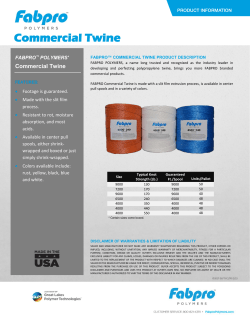Commercial Twine