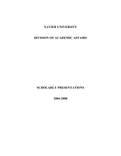 2004-2008 - Xavier University