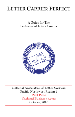 letter carrier perfect