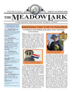 Spring 2009 - The Meadows Foundation