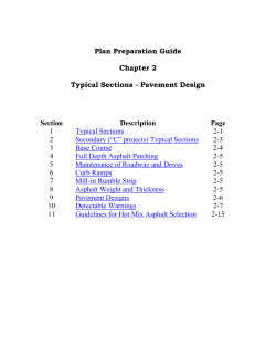 Plan Preparation Guide Chapter 2 Typical Sections