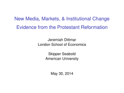 New Media, Religion, and Economic Change