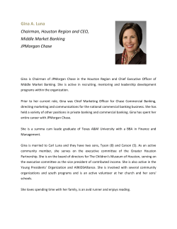 Gina A. Luna - Greater Houston Partnership