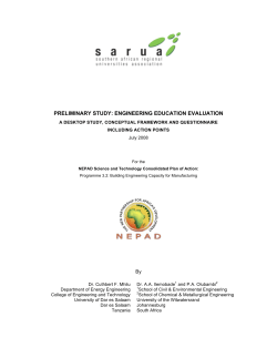 preliminary study: engineering education evaluation