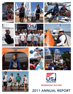 2011 Report to Members - United States Sailing Association