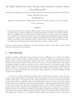MC/QMC Methods for Option Pricing under Stochastic Volatility