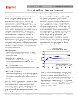NanoDrop Microvolume Spectrophotometers and Fluorometer
