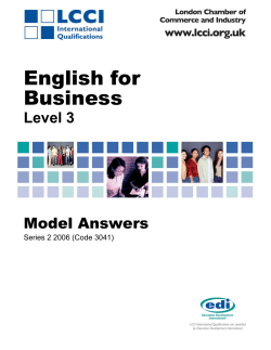 English for Business