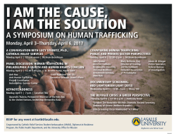 I AM THE CAUSE, I AM THE SOLUTION