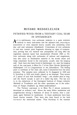 MINDRE MEDDELELSER it is well-known, iron carbonate (siderite
