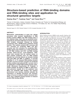 Structure-based prediction of RNA-binding