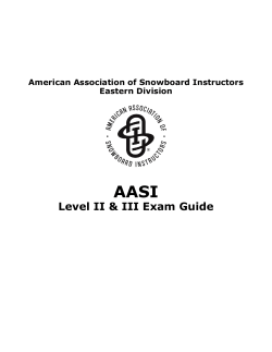 Level II - III Study Guide - PSIA-E