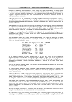 Parker - George - Victorian Race Walking Club