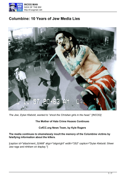 Columbine: 10 Years of Jew Media Lies