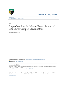 The Application of State Law to Compact Clause Entities